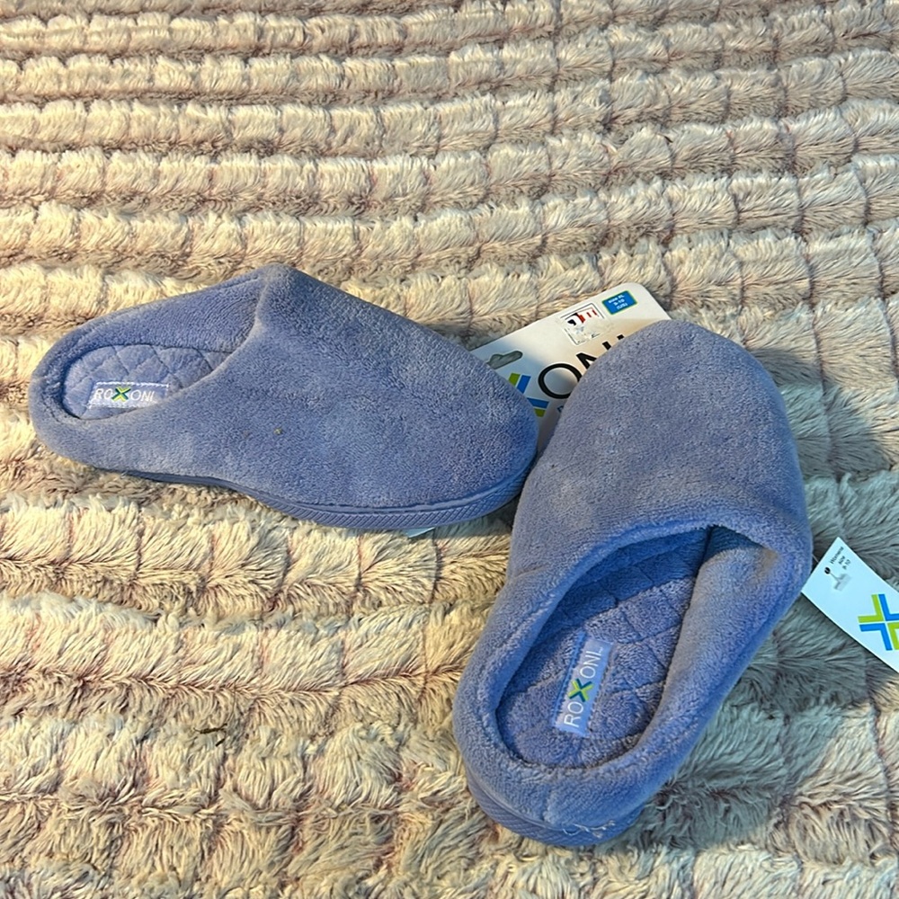 Roxoni Women Purple Slippers size xl